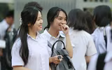 Thí sinh rạng rỡ sau 60 phút thi Ngoại ngữ
